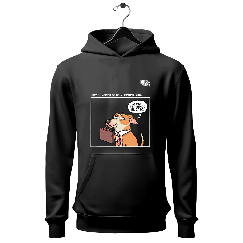 Sudadera UNISEX Perrito Filosófico Abogado