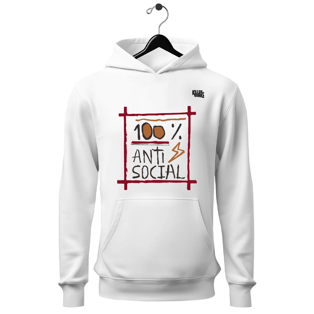 Sudadera UNISEX Arte 100% antisocial