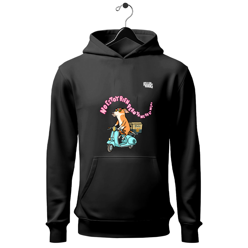 Sudadera UNISEX Perrito Filosófico No estoy bien