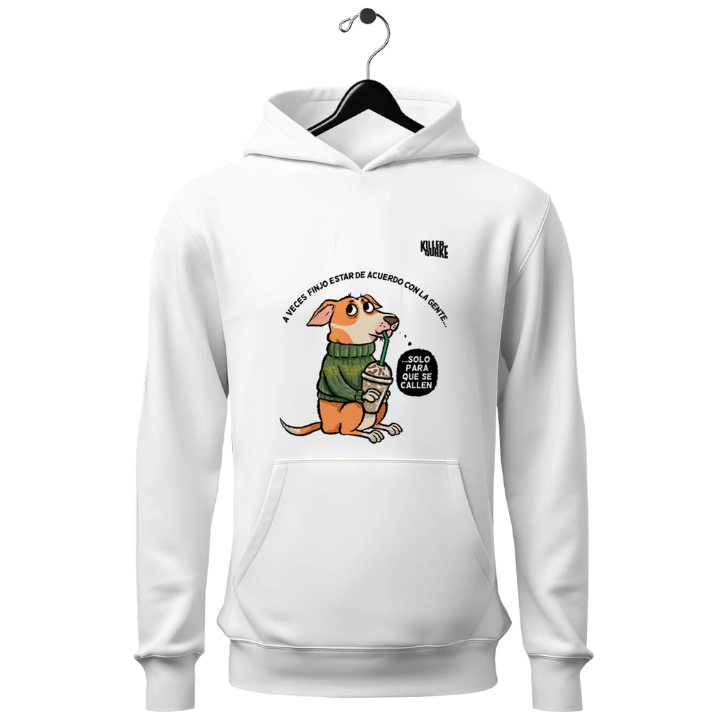 Sudadera UNISEX Perrito Filosófico Cállense