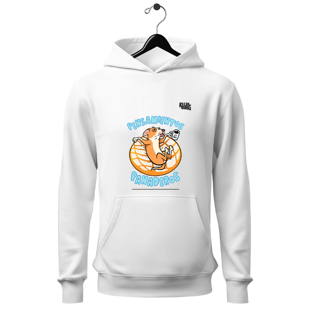 Sudadera UNISEX Perrito filosófico pensamientos panaderos